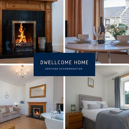 Dwellcome Home Ltd 1 Bed Apt, Half Mile To Union Street Yet Quiet, Free Parking, Fast Wifi, Ideal For Long Term Contractor, Etc Stays, Fully Equipped Kitchen, Regular Housekeeping Option - See Our Site For Assurance Aberdeen Dış mekan fotoğraf