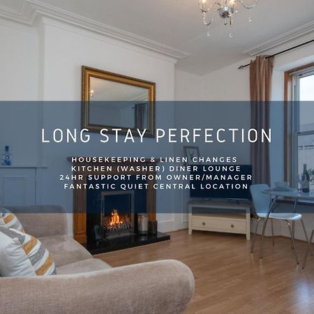 Free Parking, 1 Bed Apt, Half Mile To Union Street Yet Quiet, Fast Wifi, Ideal For Long Term Contractor, Etc Stays, Fully Equipped Kitchen, Regular Housekeeping Option - See Our Dwellcome Home Ltd Site For Assurance Aberdeen Dış mekan fotoğraf